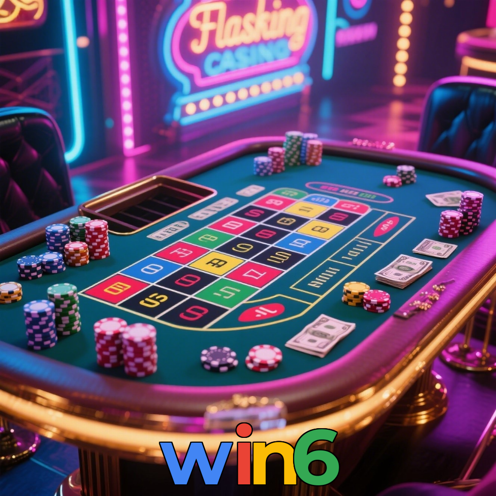 win6：Aposte no seu time de futebol e ganhe no blackjack e roleta online!