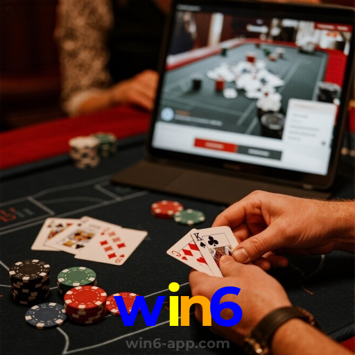 win6：Vença no poker online! Prove que você é o mestre das cartas!